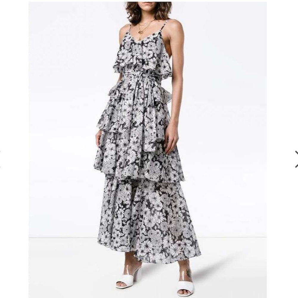 LISA MARIE FERNANDEZ Imaan Floral-Print Cotton-Voile dress